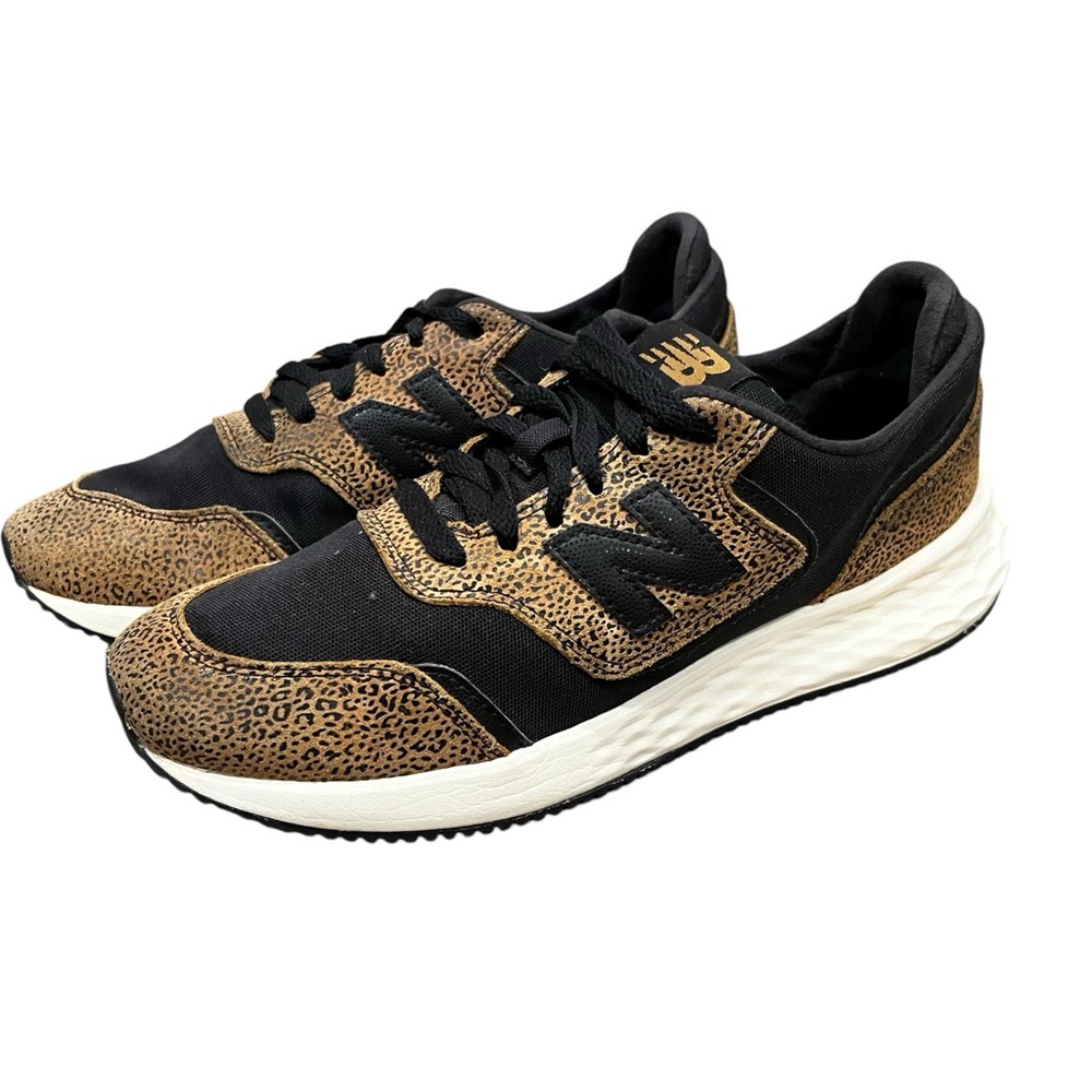 New Balance NB X-70 Lifestyle Shoes Women's Low-top Leopard Sneakers sz 8.5